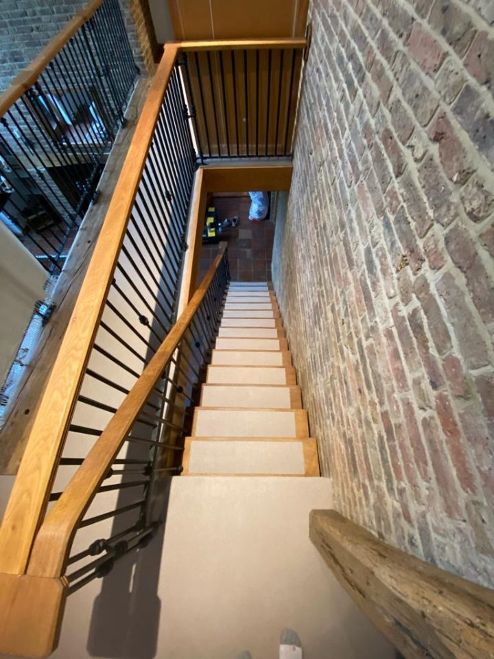 Carpet Installation on Stairs 4